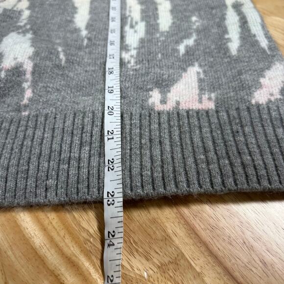 Rails NWOT Virgo Sweater Gray Tie Dye Size Small Wool Blend Crew Neck Super Soft - Picture 8 of 8